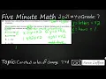 7th Grade STAAR Practice Constant Rates of Change 7 4A -