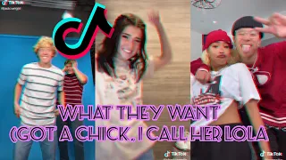 what they want got a chick i call her lola russ tik tok dance compilation