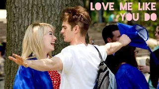 andrew garfield u0026 emma stone i love me like you do