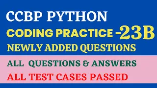 Coding Practice - 23B Functions Python CCBP 4 0