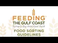 Food Sorting Guidelines