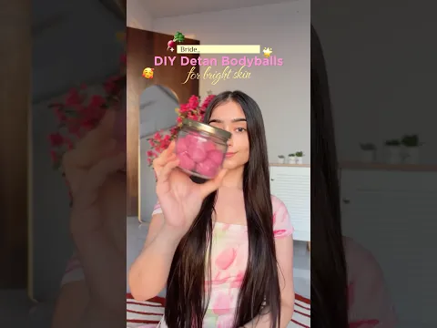 🥰DIY Detan Body Balls to remove tanningBeetroot & Rice Flour✨Bright Skin at home 🌸 #homeremedy