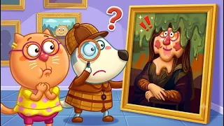 Who Ruined The Painting? 🎨 Funny Art Class | Kat Family