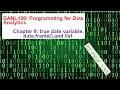 DANL100 chapter9 Date variable data frame recycling rule attach list unlist as list