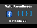 20 LeetCode Valid Parentheses Stack C