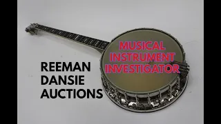 Reeman Dansie Auctions - Musical Instruments Many Banjos