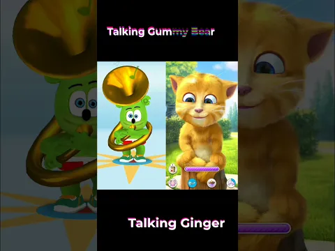Talking Gummy Bear VS Talking Ginger #shorts