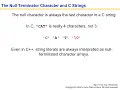 C-Strings Dynamic Memory and Structs - Horstmann Chapter 7 part 2