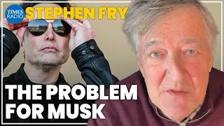 Stephen Fry slams Elon Musk with bombshell joke