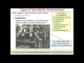 Barrier Synchronization Overview of Java Barrier Synchronizers