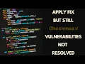 Apply Solution Still Issue Not Resolved XSS High Vulnerabilities