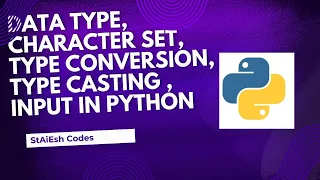 Basics of Python Variables Datatypes Type Casting Input Python for Absolute Beginners