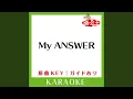 Download Lagu My ANSWER (カラオケ) (原曲歌手:SEAMO)