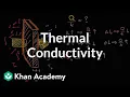 Intuition behind formula for thermal conductivity Physics Khan Academy