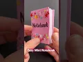 DIY Mini Notebook Easy Mini Notebook