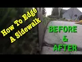 How To Edge Sidewalks To Control Weeds