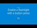 Toggle Flashlight with a button on Android