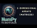Python 2-Dimensional Arrays Matrices NumPy Tutorials