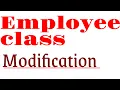 6 06 Employee Class Modification Starting Out With Java Chapter 6