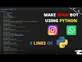 How to make a spam bot using Python Python Project