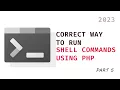 Run shell commands asynchronously with PHP Laravel - Part 5