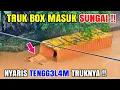 Lagu Truk Masuk SUNGAI !! Rem Blong di Turunan Batunuggul, Ciamis, Truk BOX FUSO FIGHTER