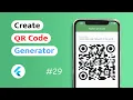 How to generate a QR Code in Flutter App Android IOS