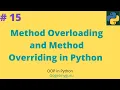 15 Overloading and Overriding in Python OOP in Python