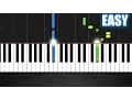 Silent Night - EASY Piano Tutorial by PlutaX