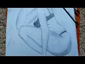 female body drawing I female anatomy drawing I woman body drawing I sketch woman body drawing