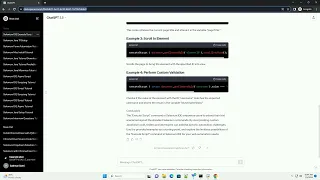 selenium ide execute script command