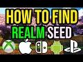 How To Find Realm Seed In Minecraft Bedrock
