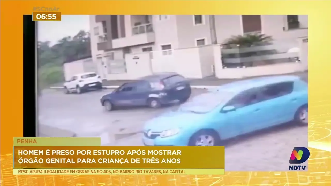 Homem é preso por estupro ao mostrar órgão genital para criança de 3 anos