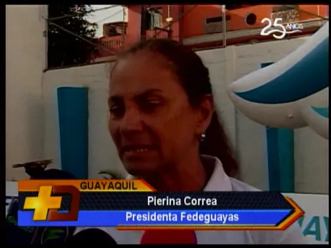 Abanderamiento delegación de Guayas para juegos Nacionales