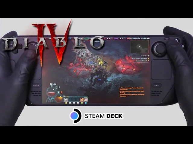 Diablo IV | Steam Deck Gameplay | Steam OS | Steam Release Day Performance