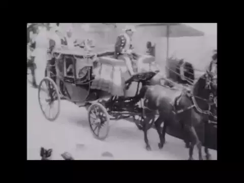 Kung Oscar II och Drottning Sofia 50 åriga Bröllopsdag/King Oscar II and Queen Sofia in 1907