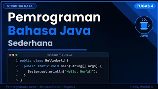 Pemrograman Java Sederhana - STRUKTUR DATA