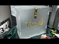 Frosted Acrylic Wedding Card Box with Slot