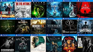 Top 30 Best PS4 HORROR Games Updated