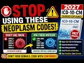 2027 ICD-10-CM Neoplasms Addenda Guide Major Changes to C78 31 C79 51 C14 8