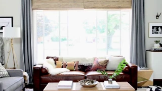 Curtains To Go With Brown Leather Sofa