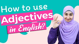 How To Use Adjectives In English English Grammar Course 