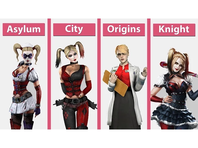Batman Arkham – Asylum vs. City vs. Origins vs. Knight on PC Comparison [60fps][FullHD]