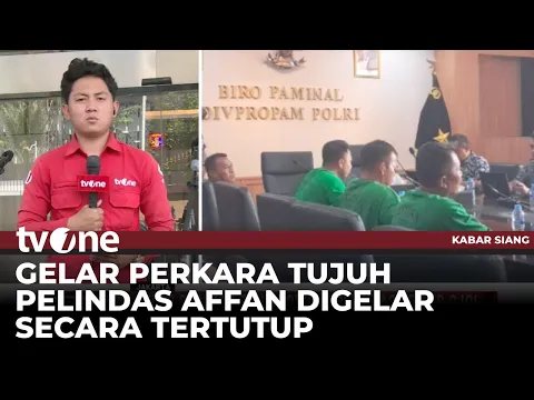 Polisi Gelar Perkara Terkait Tujuh Brimob Pelindas Affan Kurniawan