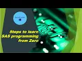 SAS topic 14 Steps to learn SAS programming