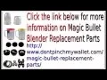 Replacement Parts for Magic Bullet Blenders