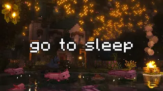 you have w*rk tomorrow... (minecraft music w/ rain, campfire)