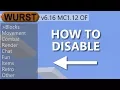 How To Disable TabGUI - Wurst Client