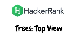 Tree Top View HackerRank