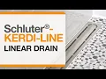 How to Install Schluter -KERDI-LINE linear drain